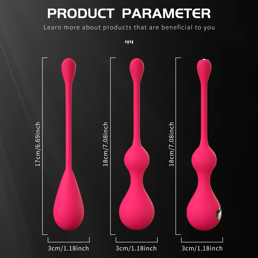 Kegel Pelvic Floor Muscle Trainer for Women Vaginal Shrinking Balls Vibrator Adults Female Intimate Sex Toy Pussy Massage Geisha