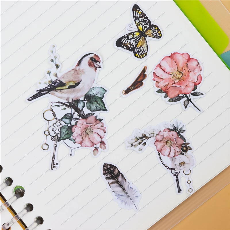 Stickers 30pcs/pack Cute Bird Stickers Handbook Stickers DIY Craft Photo Albums Sticker/Scrapbooking Stickers Ullet Daily