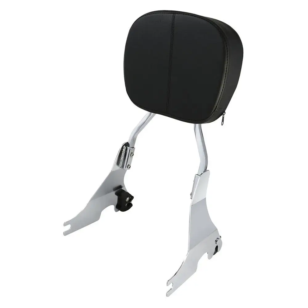 Motorcycle Passenger Sissy Bar Backrest Pad For Harley Sportster XL 1200 883 2004-2019