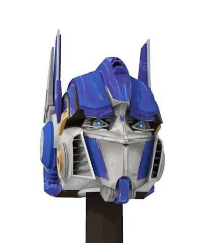 Head 3D Paper Model DIY Manual Film  Television Transformation Car Robot Toys Prime  Gift For Kids Headgear Paper helmet Anime