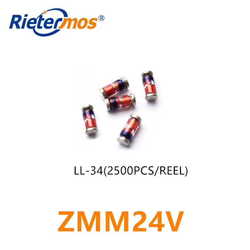 

2500 шт. ZMM24V ZMM24 LL34 1206 24V 0,5 W SMD