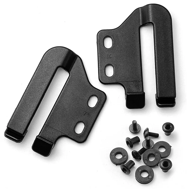 1pair Kydex IWB Holster Clips K Sheath Waist Clip Kydex Knife Scabbard Waist Clip Parts KYDEX Making Accessories
