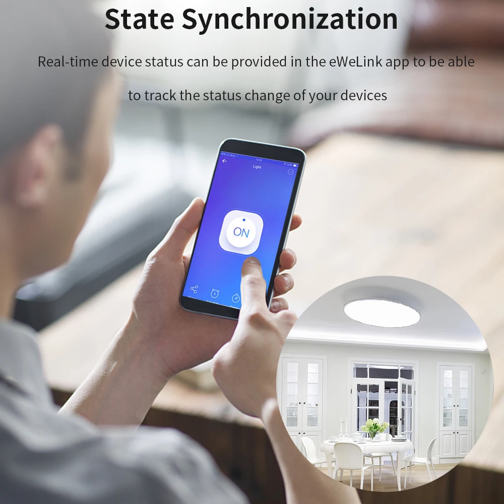 Sonoff-interruptor básico R2 para automatización del hogar, módulo inalámbrico de bricolaje con WiFi, temporizador de encendido y apagado remoto, funciona con Alexa