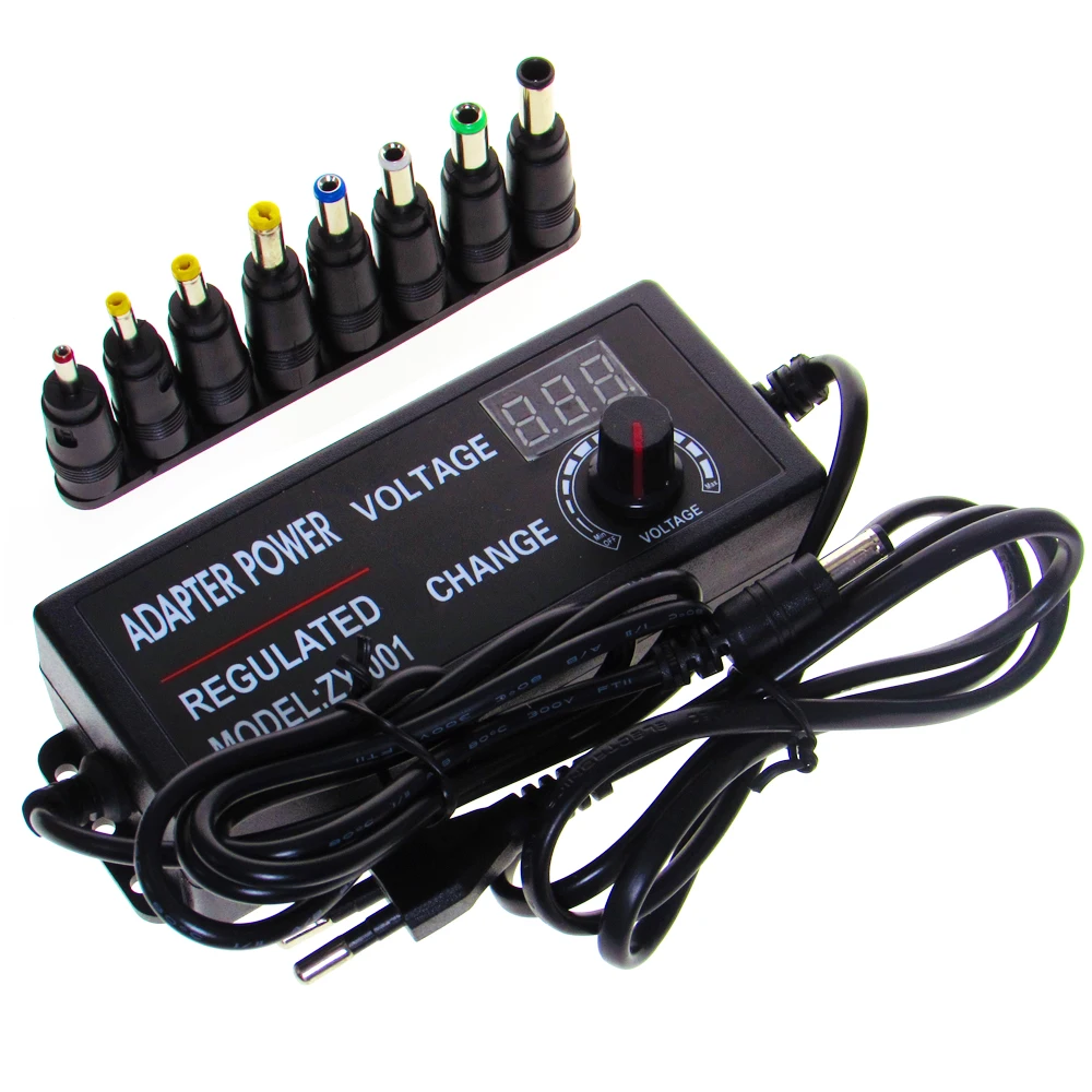 AC DC Universal Charger 3V 5V 12V 24V Power Adapter Supply Adjustable 1A 2A 3A 5A 10A Transformers 220V To 12V Power Adapter