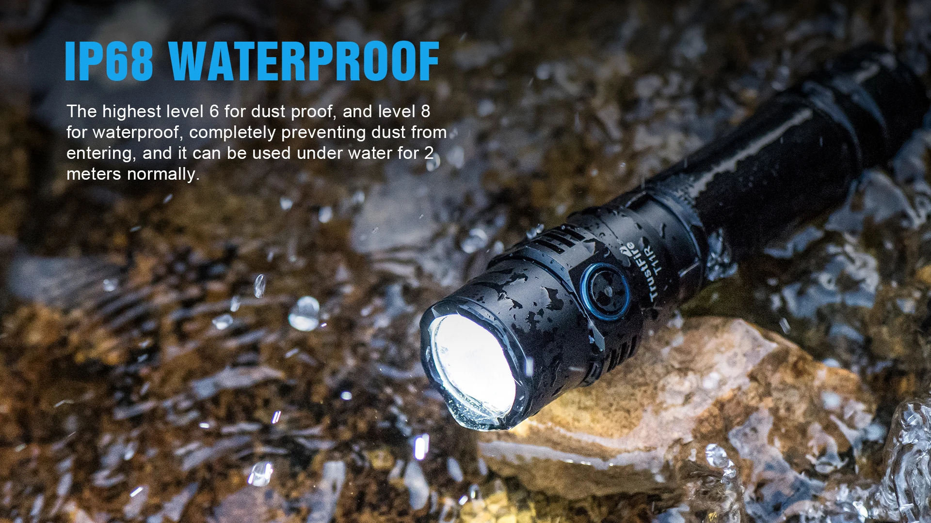 Trustfire T11R Tactical Led Flashlight 1800Lumen Powerful TypeC USB Rechargeable Torch 18650 Battery High Power Lamp Dual Switch