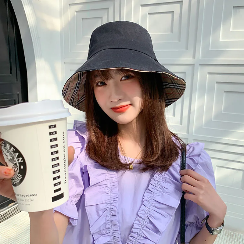 2021 spring Women\'s bucket hat Unisex Bob Caps Hip Hop Gorros Men\'s panama Summer Hat Beach Sun Fishing boonie fashion solid cap