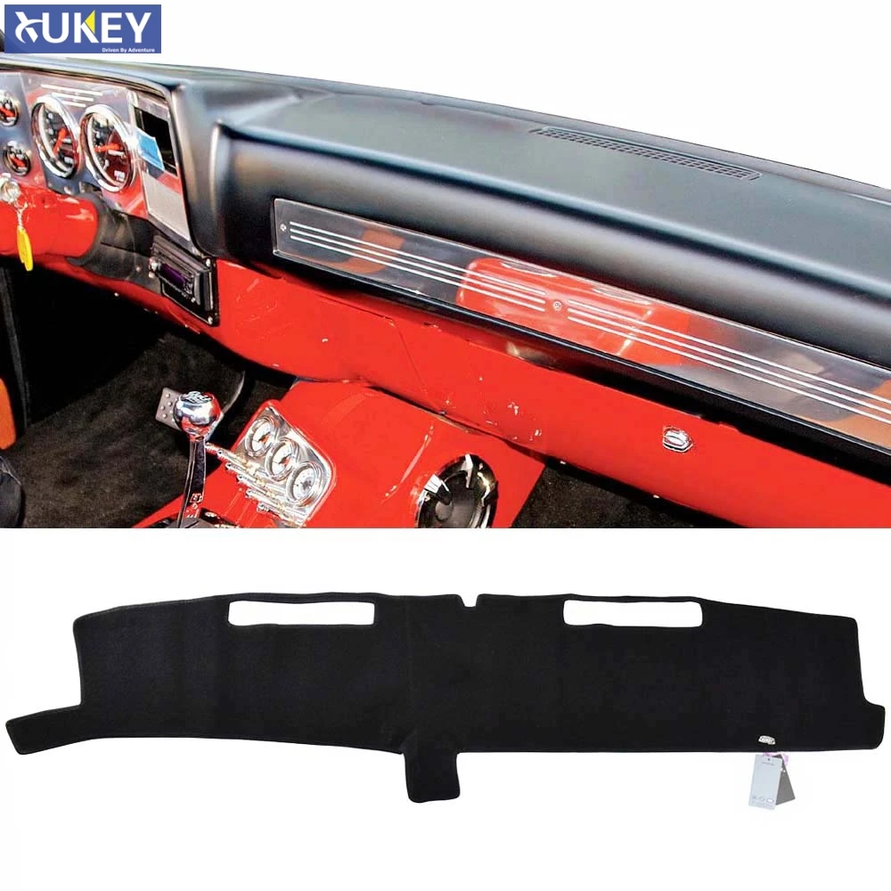 Xukey Dash Mat Dashmat Dashboard Cover Dash Cover For Chevrolet C10 C20 C30 Silverado Full Size Truck 1981 - 1987