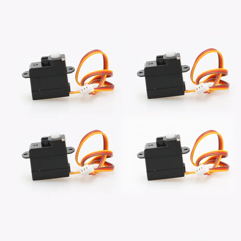 4PCS 2g Digital Nano Servo DIY Mini Fixed Wing Steering Gear 90 Degree JST 1.0mm 1.25mm Dupont for RC Aircraft Drone DIY Parts