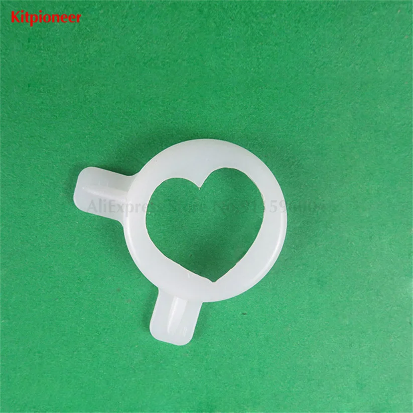 خدمة لينة قطع غيار آلة الآيس كريم النمذجة غطاء نجوم على شكل قلب صب الأغطية 29 مللي متر القطر الداخلي 6 قطعة