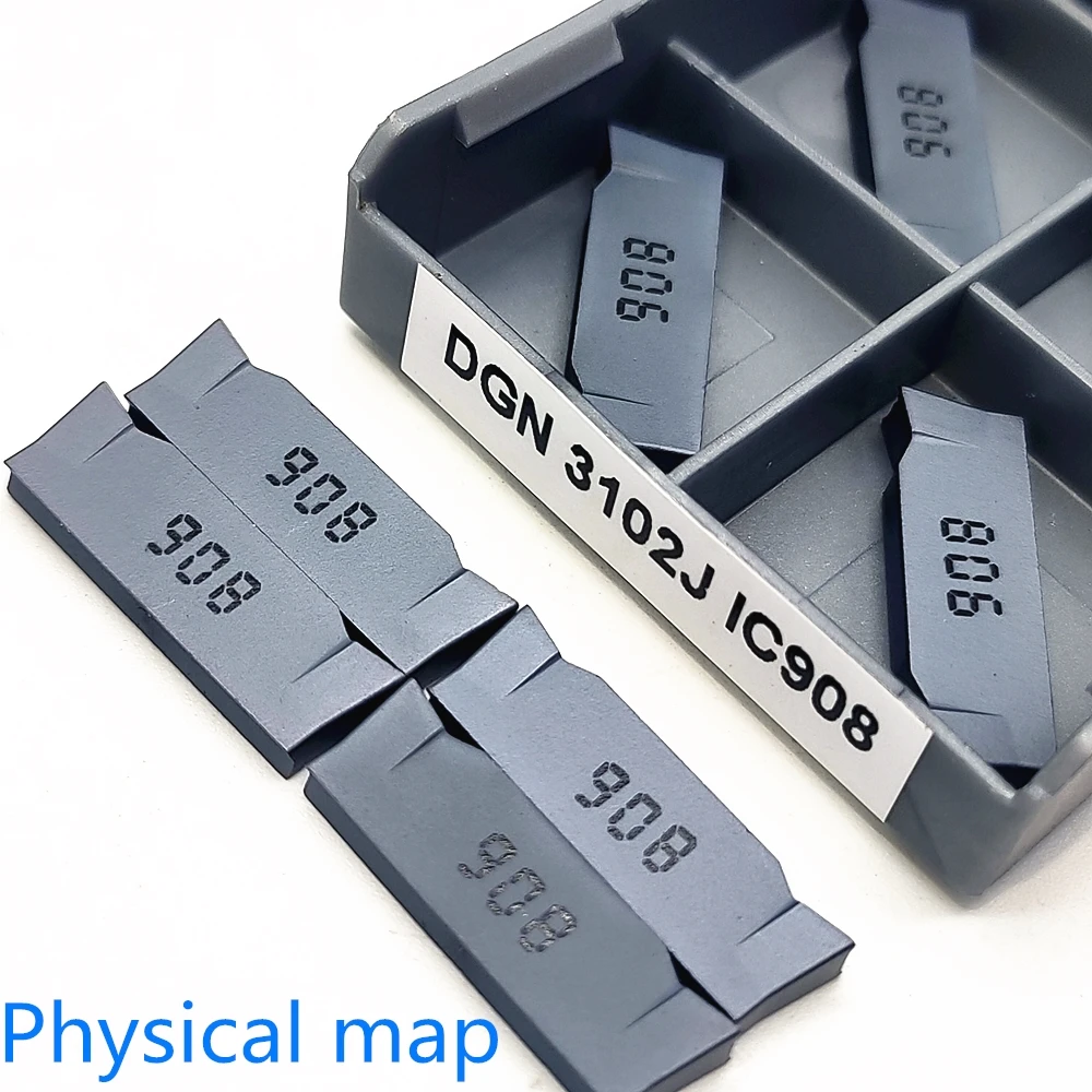 DGN3102J IC908 DGN3102C IC908 الحز كربيد إدراج عالية الجودة أداة القطع باستخدام الحاسب الآلي تحول إدراج فراق والحز أداة
