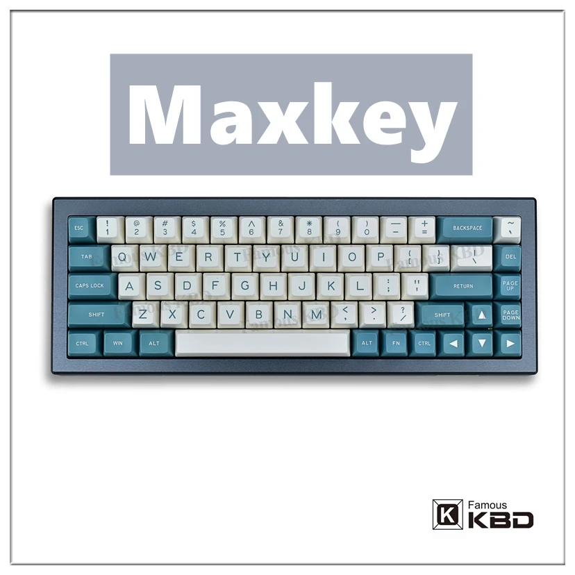 Imagem -02 - Maxkey SA Keycap Verde e Branco Cores Que Combinam com Processo de Moldagem de Injeção de Duas Cores 134 Teclas São Adequadas para a Maioria dos Mecânicos ke