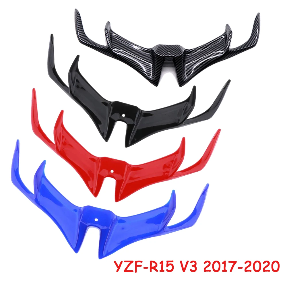 Motorcycle ABS Front Fairing Pneumatic Winglets Tip Wing Protector Shell Cover For Yamaha YZF-R15 YZF R15 YZFR15 V3 2017-2020