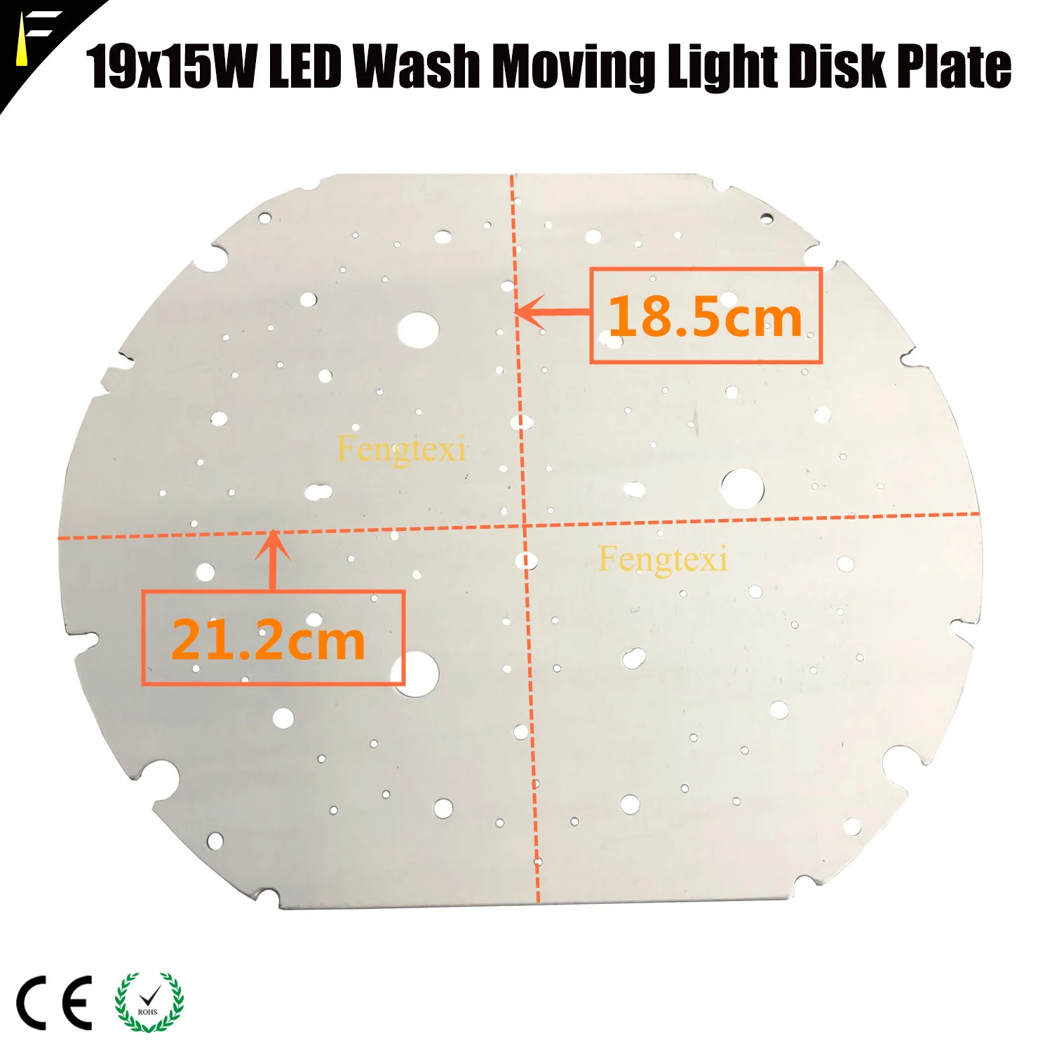 19x15w 19*15w RGBW 4in1 LED Pate Zoom Wash luce In Movimento della Testa di Saldatura di Luce 15w LED Piatto Disco di Montaggio Bordo di Carta