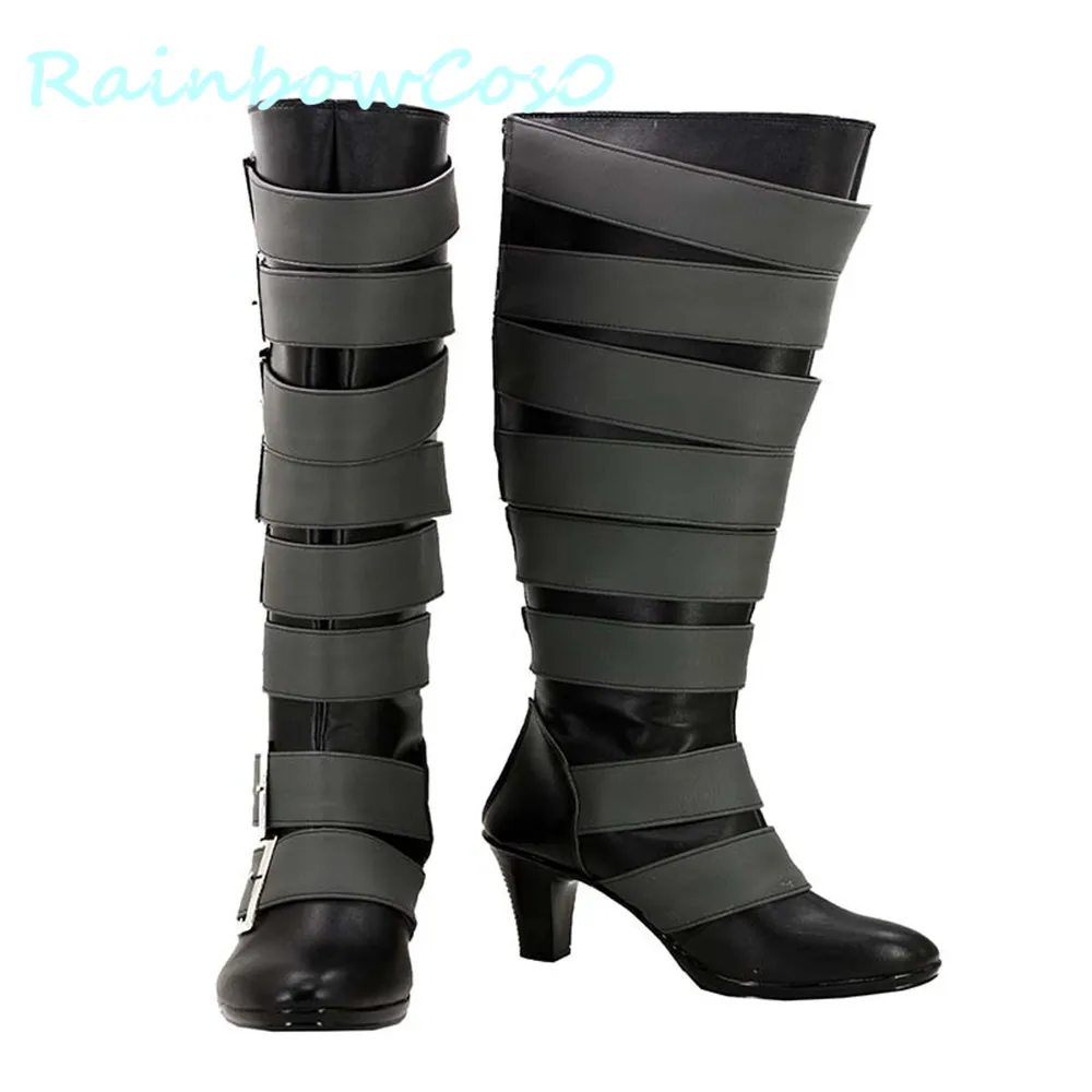 Schwarzer Butler unter Nehmer Cosplay Schuhe Stiefel Spiel Anime Halloween Rainbowcos0