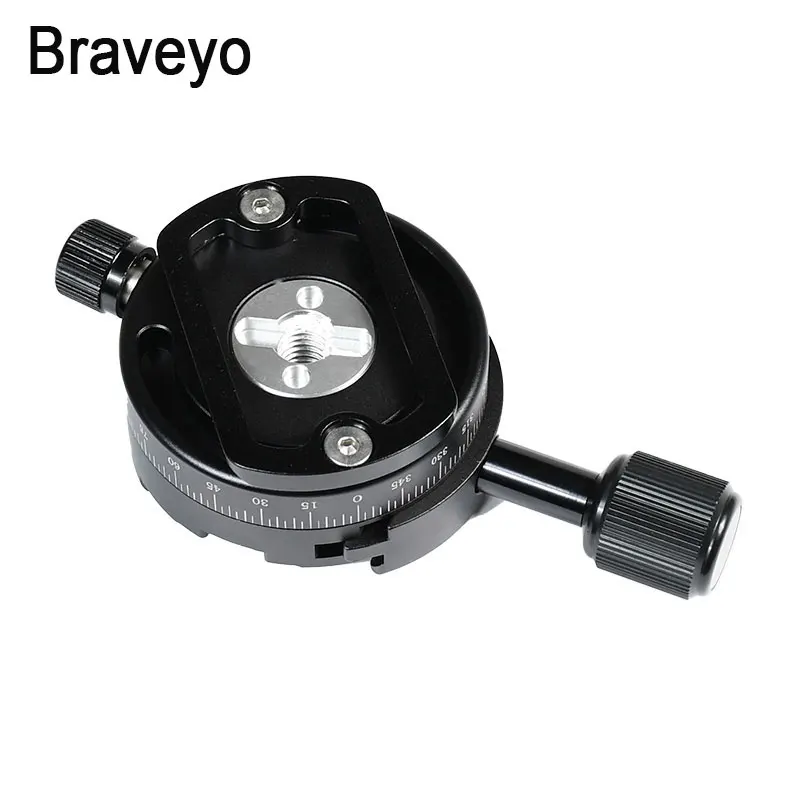 360 Degree Rotating Camera Clamp Panoramic Photo Tripod Monopod Mount Adapter Quick Release Plate Clamp For Arca Swiss Dslr