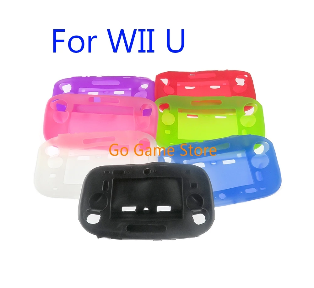 10pcs For Nintendo Wii U WIIU Gamepad Game Console Soft Rubber Gel Silicone Skin Case Cover Protector