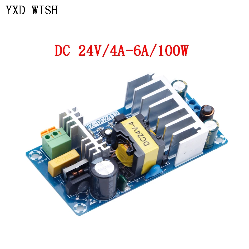 For Power Supply Module DC 24V 4A 6A to AC 110v 220v switching power supply module AC-DC Board 828 Promotion PN35