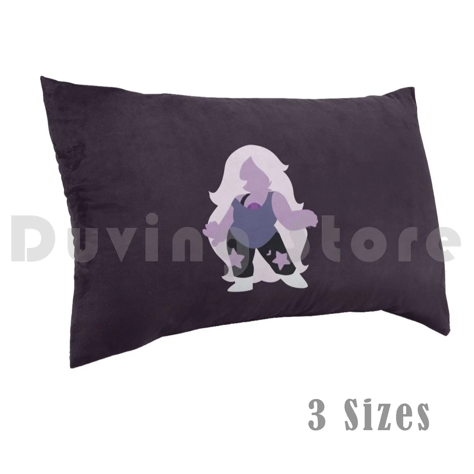 Amethyst Posing Pillow Case 20*30 Inch Steven Universe Amethyst Su Cartoon Crystal Crystal Gem Purple Violet