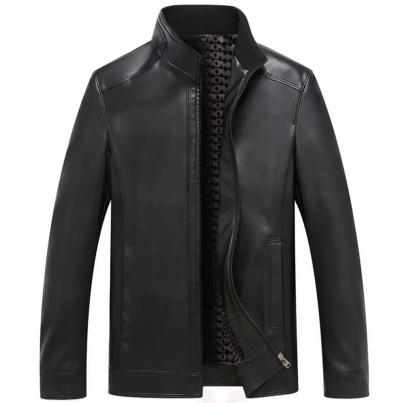 

New Men's Leather Jackets Motorcycle genuine Jacket Male Autumn Casual Leather Coats Warm Leather Jackets Coats Outwear