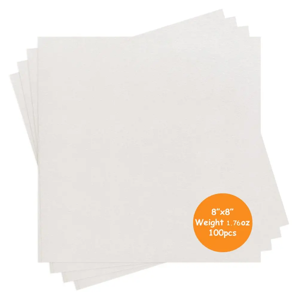 Simthread Easy Tearaway Cotton Embroidery Backing Fabric Interlining, EMB backing paper 50GSM 8