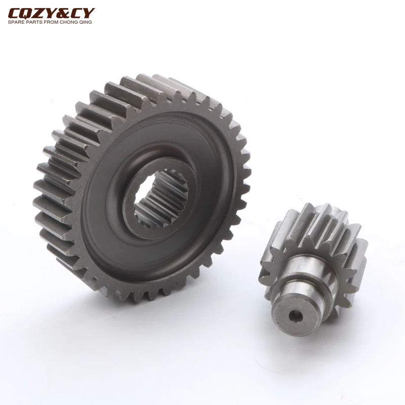 Racing Secondary Transmission High Performance 15/37 + 20% for Baotian BT125T China GY6 125cc 150cc 152QMI 157QMJ 4-stroke