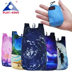 PLAYKING-Mochila de Nylon Dobrável para Homens e Mulheres, Bolsa de Viagem Ultraleve Leve e Impermeável, Bolsa Dobrável para Caminhadas, Ao Ar Livre, 30L