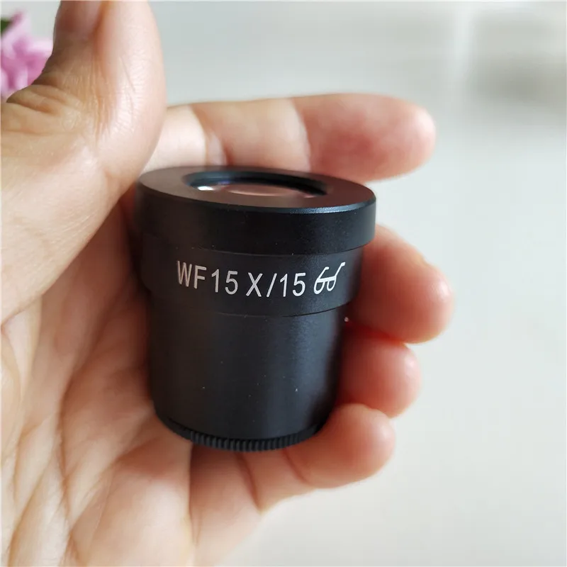 WF15X 15 мм 16 мм объектив окуляра с высоким окуляром стереомикроскопа для монтажа размером 30 мм 30,5 мм и весами для чтения микрометра