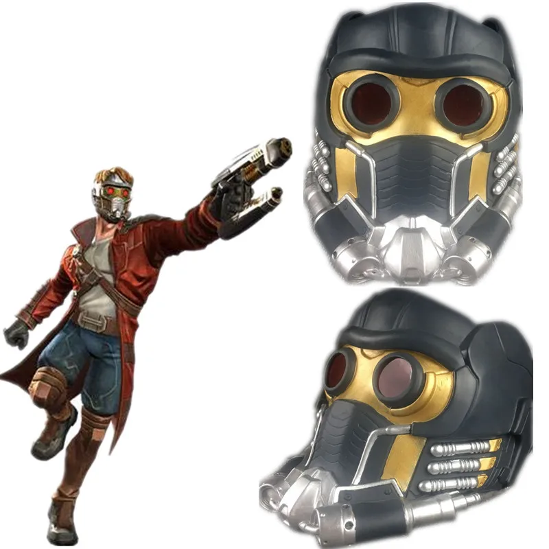 Guardians Of The Galaxy Vol. 2 Star Lord PVC Helmet Cosplay Mask Prop LED Lights Masks