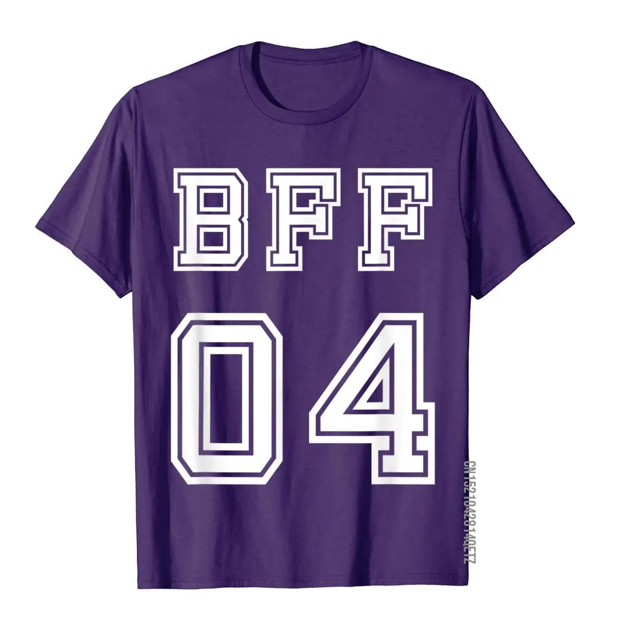 BFF 04 T-Shirt For Bestie Sisters Shirt Girls Friendship Tee HolidayPrinted Tops Shirts Cheap Cotton Mens Top T-Shirts