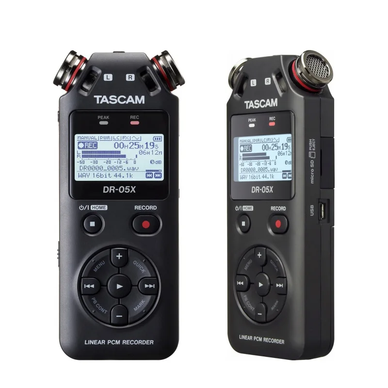 Профессиональный диктофон Tascam DR-05, обновленная версия DR-05X, мини USB, ручка для цифровой записи