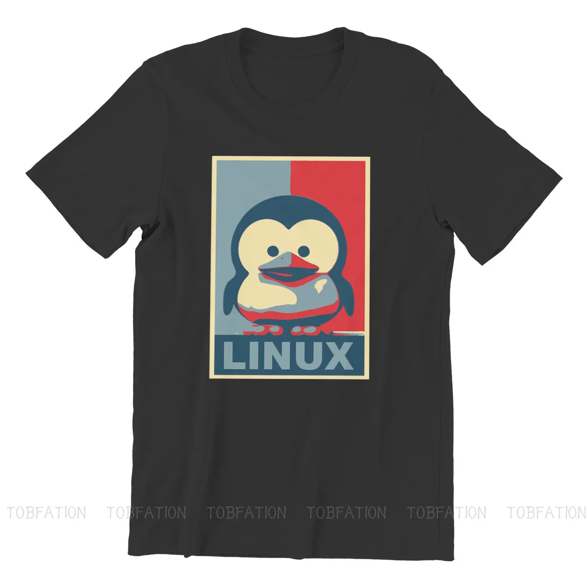 Camiseta 100% de algodón con estampado Linux para hombre, ropa de tendencia, serie de TV de dibujos animados, Pingu Penguin, Robby, Pingi, Pingo, 6XL