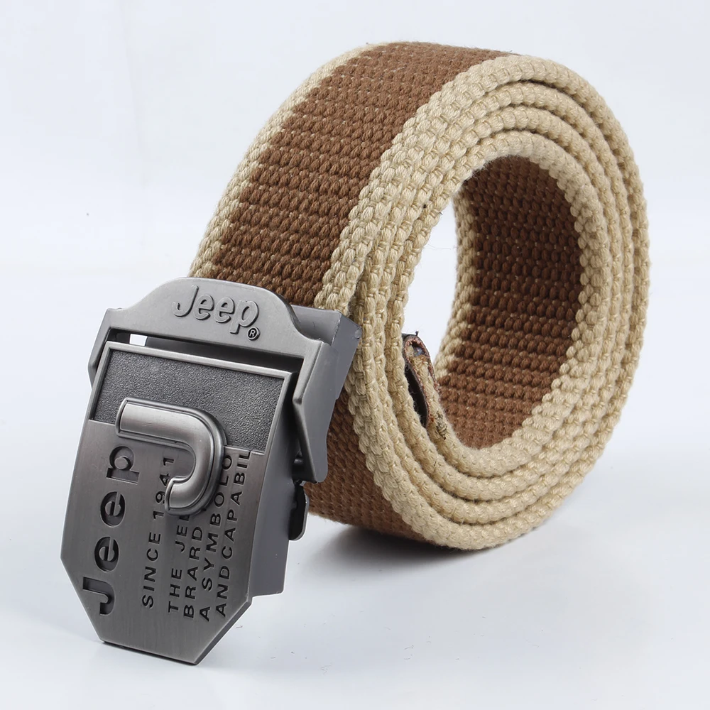 Hot Sale Men Outdoor Tactical Canvas Belt High Quality Alloy Tactical Belt Buckle Police Military Nylon Belt 110-140 Bigger Size