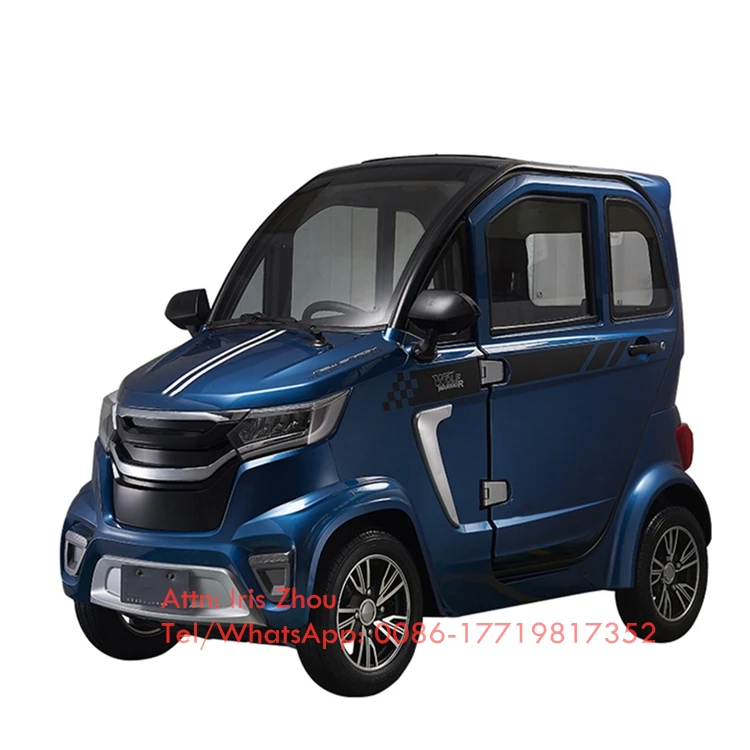 2000W Fully Enclosed Electric Vehicle High Quality Mini Car 4 Seats Family Mobility Scooter For Sale Free Shipping