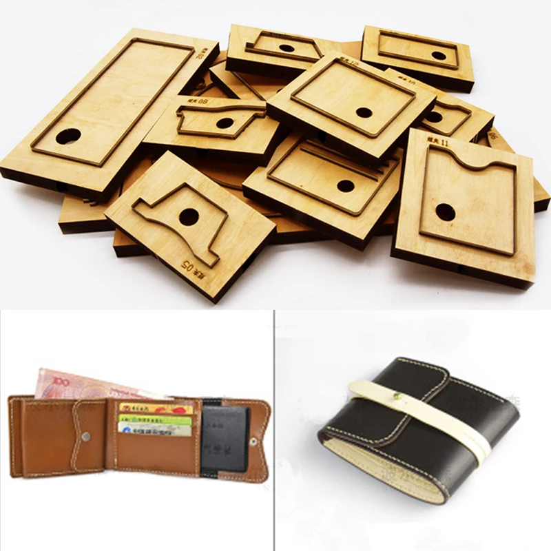 13pcs/set DIY leather craft bifolded wallet coin bag card holder mould die cut Punch Tool For Handmade Leaathercraft 100x95x20mm