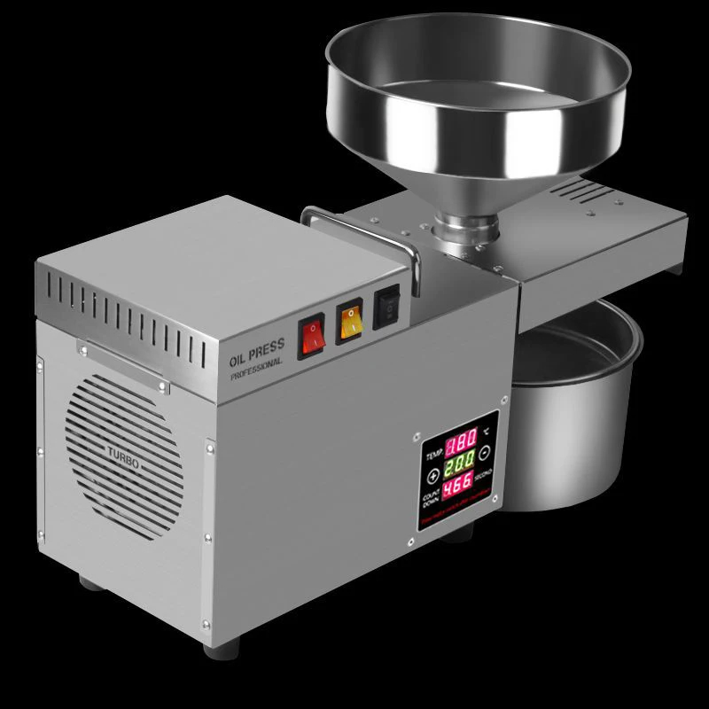 Automatische temperatur control ölpresse 2000W kommerziellen schnelle ölpresse industrie grade elektrische edelstahl 110-220V