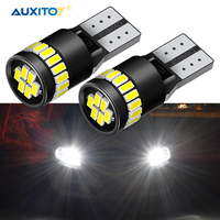 AUXITO 2Pcs Auto Lamp W5W T10 LED Canbus No Error Car Clearance Parking Light 194 168 Interior Light Bulb Red White Yellow Blue