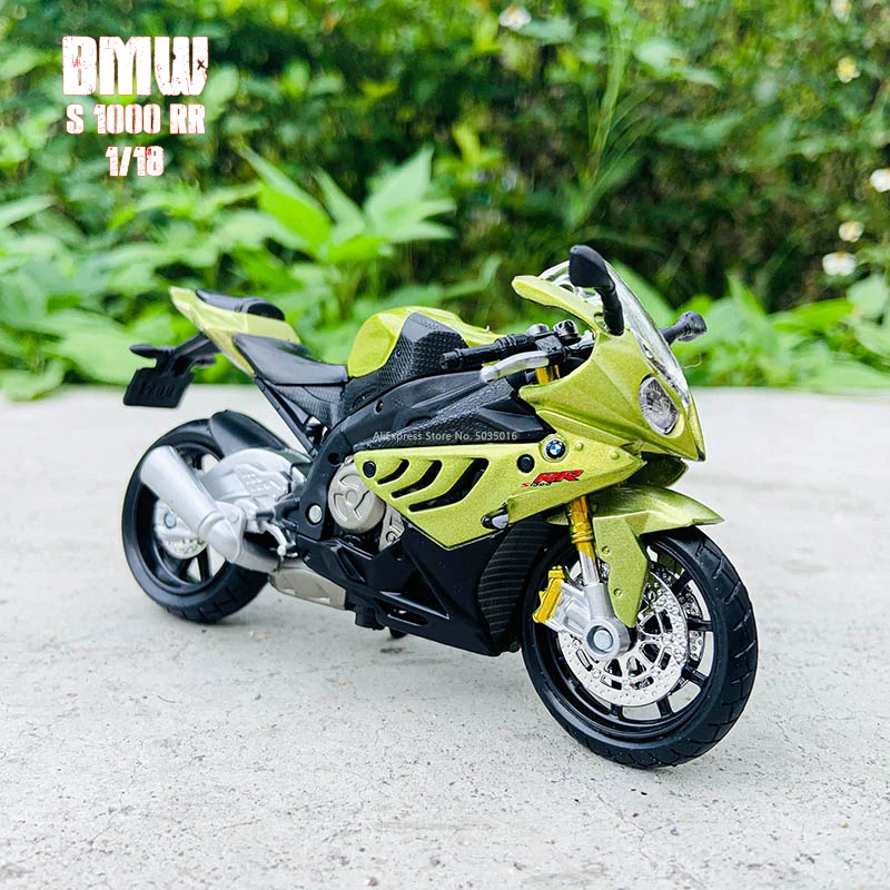 Maisto 1:18 7 styles BMW 1000RR Silvardo original authorized simulation alloy motorcycle model toy car gift collection