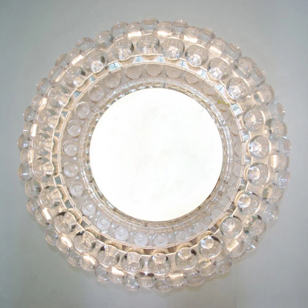 Luxury Round Acrylic Chandelier Modern Sphere Pendant Light Romantic Bubble Hanging Lamp Kitchen Dining Living Room Bedroom