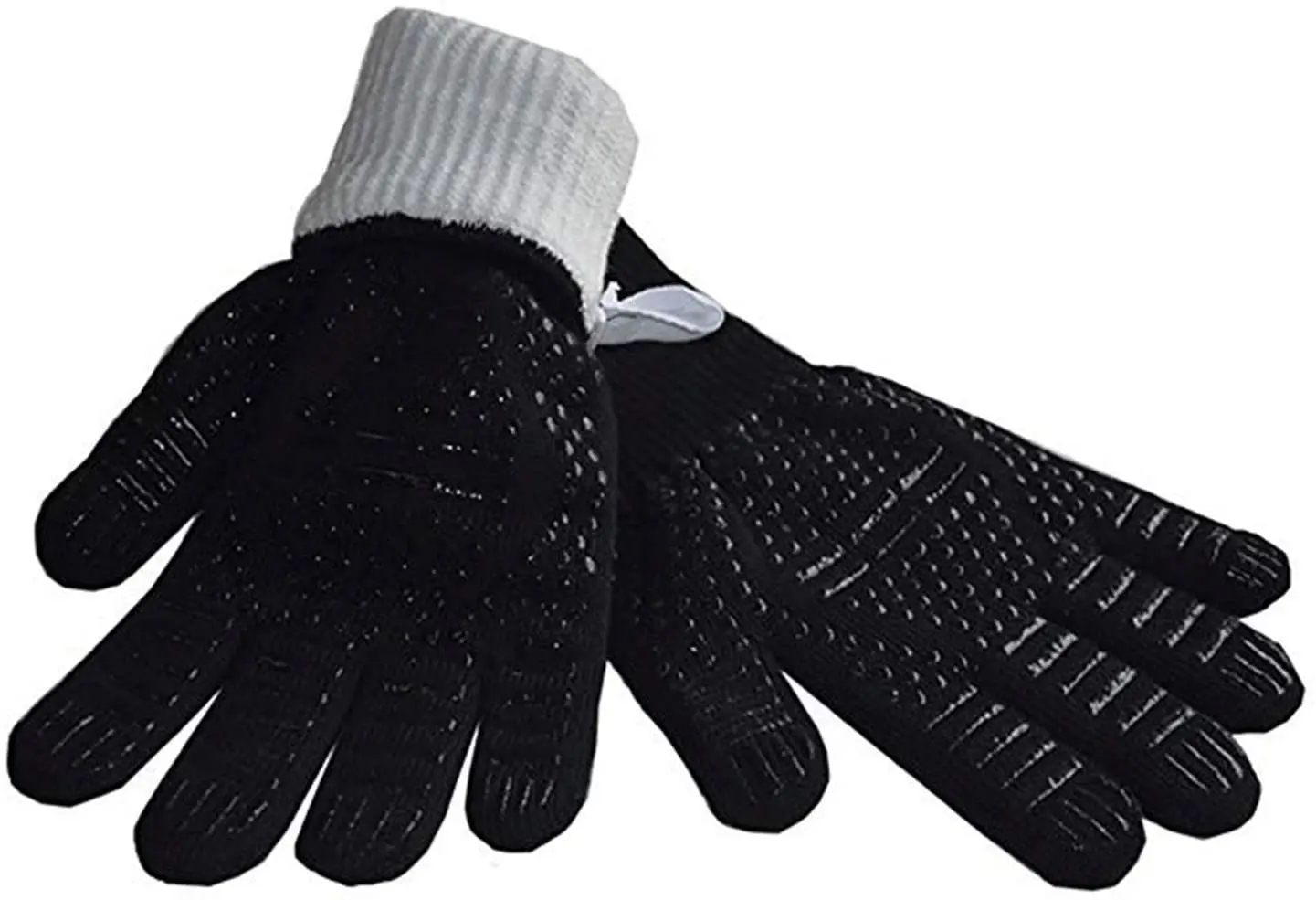 1 Pair BBQ Glove 300-500 Centigrade Extreme Heat Resistant Silicone Microwave Kitchen Gloves Cooking Grill Oven Mitts