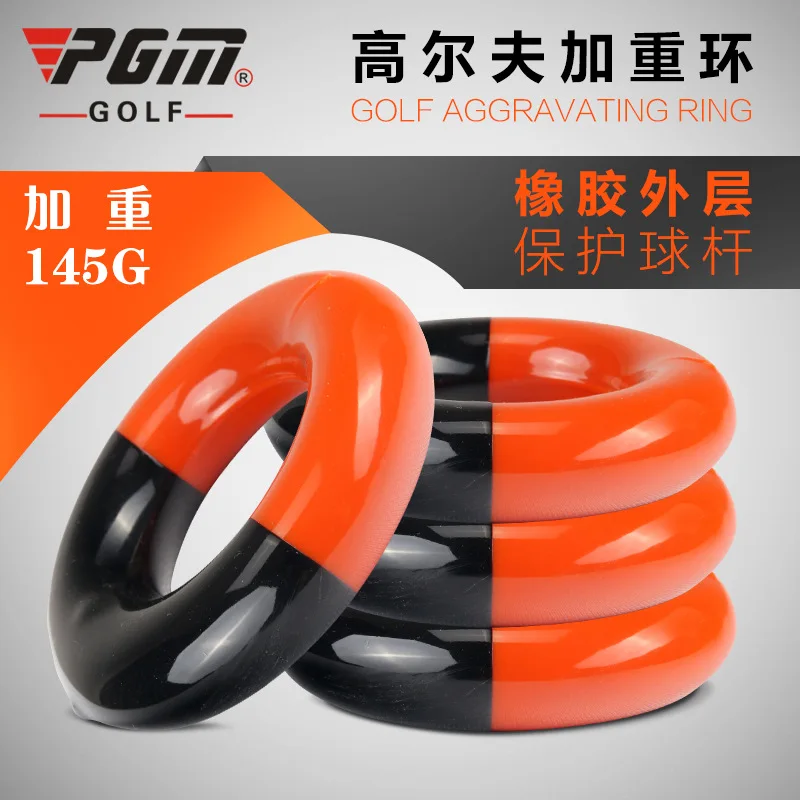 PGM 1PC Golf Swing Trainer Round Weight Power Swing Ring for Golf Clubs Warm up Golf Club Head Driver Training Aid JZH001