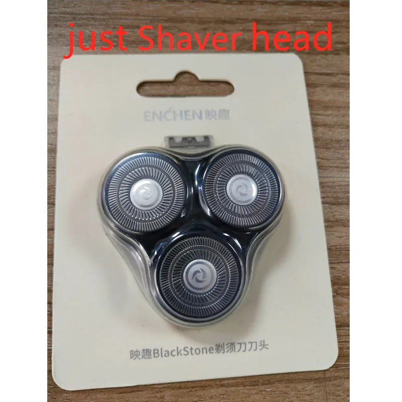 الأصلي ماكينة حلاقة رئيس شفرة ل Youpin Enchen بلاكستون الحلاقة الكهربائية 3 برو مقاوم للماء طبقة مزدوجة شفرة الصلب شفرة