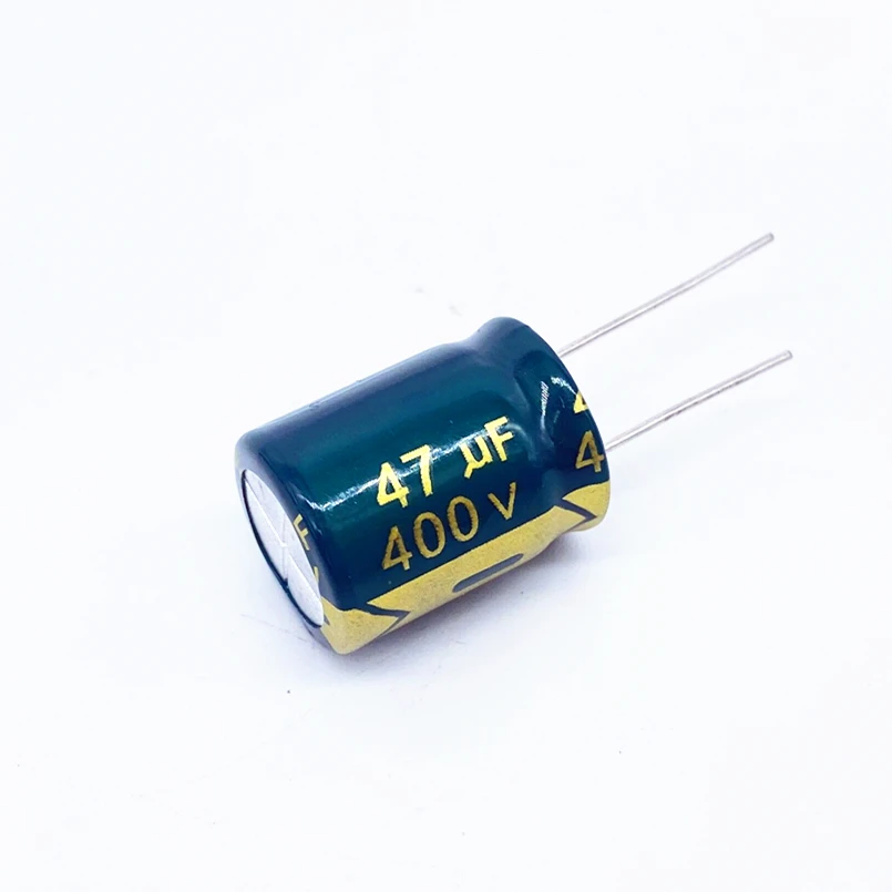 5 sztuk/partia 400V 47UF 13*20mm 20% wysokiej częstotliwości niskiej ESR radialny aluminiowy kondensator elektrolityczny 47000NF 20%