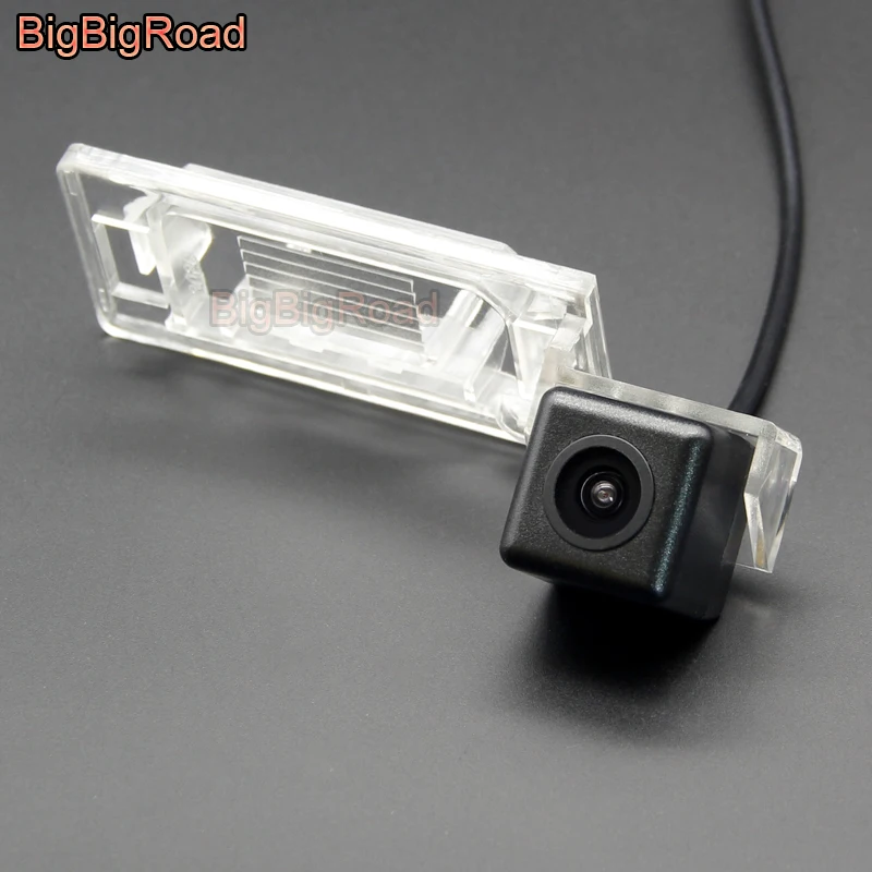 

BigBigRoad Wireless Car Rear View Camera HD Color Image For Audi A4L TT A5 Q5 2009 2010 2011 2012 Night Vision Waterproof