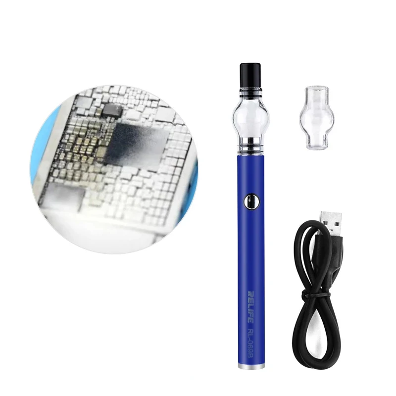 

Relife RL-069B Rosin Atomizer Motherboard IC Short Circuit Detector Rosin Pen Fast Detection Mobile Phone No Need Soldering Iron