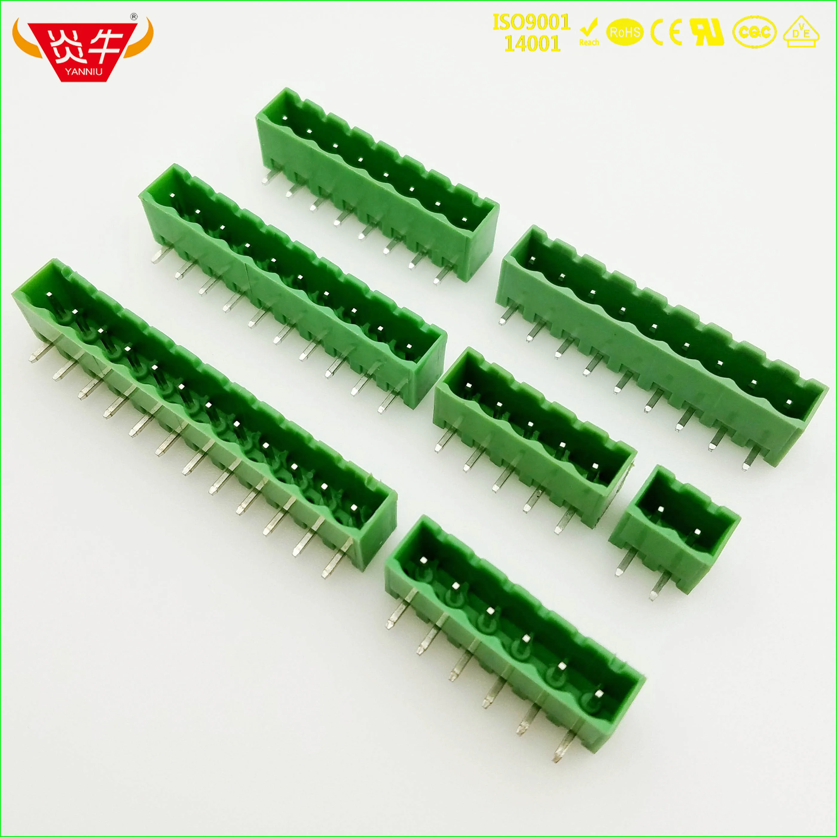 50Pcs KF2EDGRC 5.08mm 14P  16P  18P 20P 22P 24P PCB CONNECTOR PLUG-IN TEMINAL BLOCK 2EDGRC MSTBA 2,5 G  PHOENIX CONTACT DEGSON