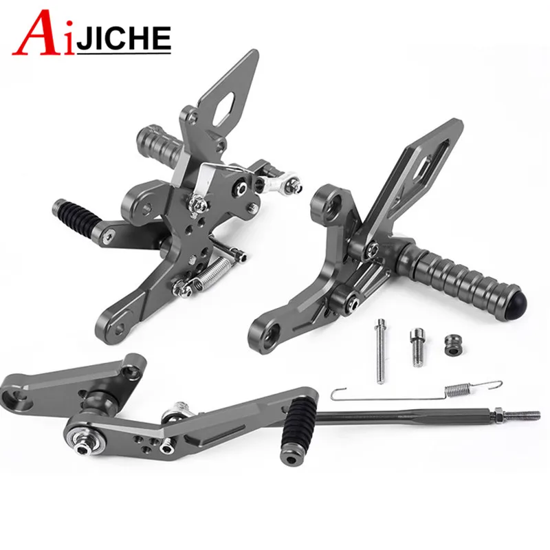 Motorcycle CNC Footrests Rearset Rear Footpeg Foot Rests For HONDA CBR500R CB500F CBR 500R CB 500F 2013-2023