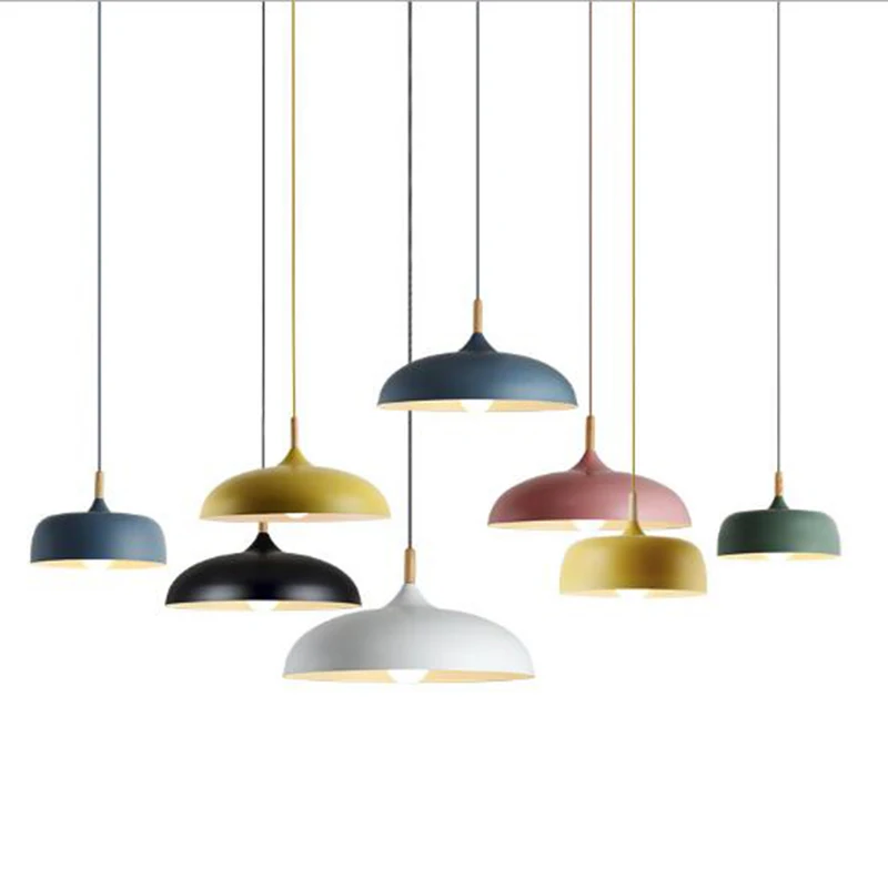 

Nomsun Kitchen Pendant Lights For Dining Room Restaurant Bar Cafe Industrial Multicolor Pendant Lamp E27 Luminaire Hanging Lamps