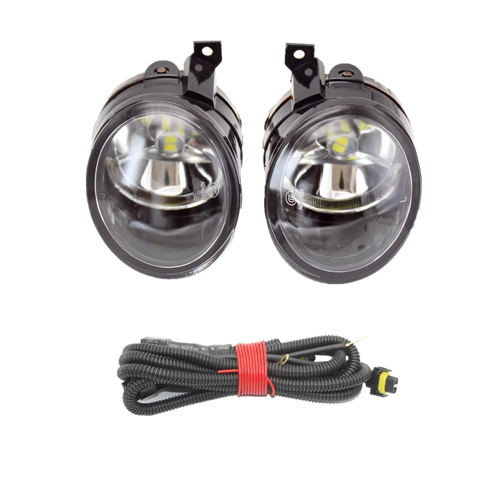 Fog Lamp For VW Scirocco 2009 2010 2011 2012 2013 2014  Car-styling Front LED Fog Light Or Wire HB4 9006 LED bulbs