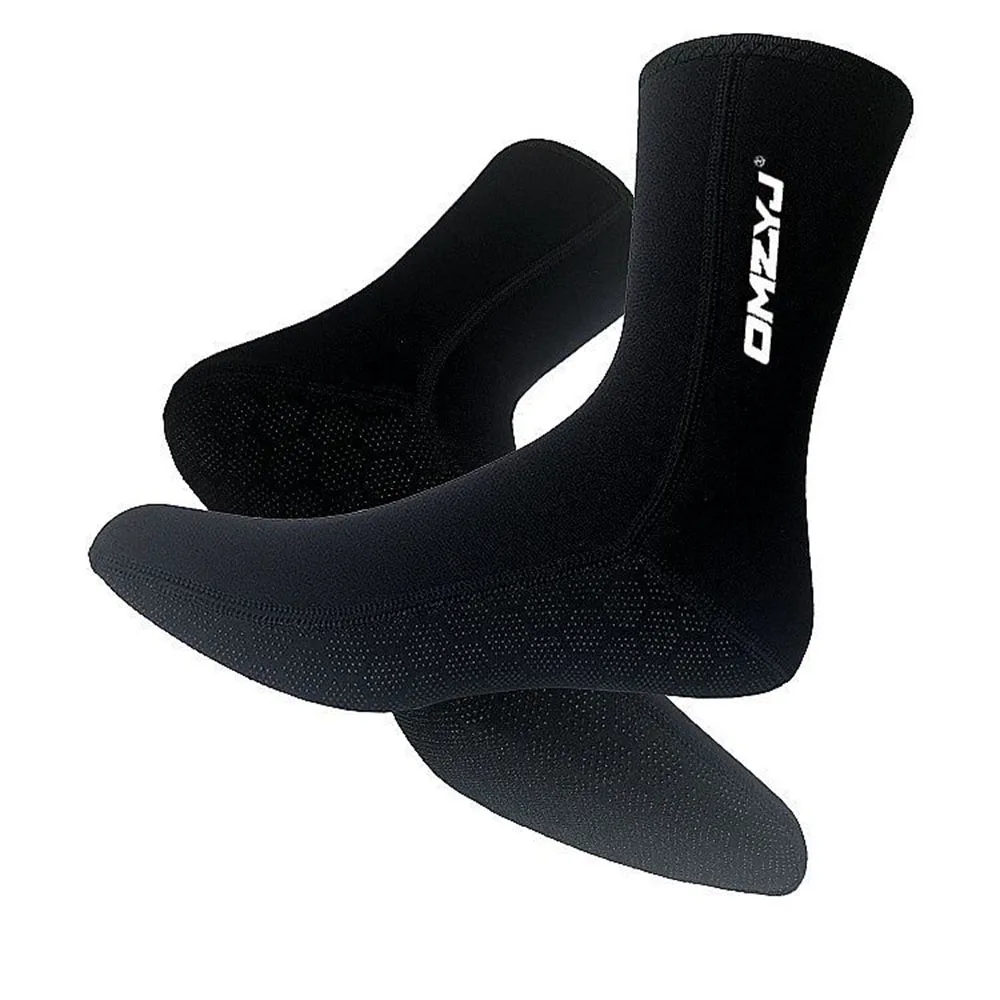 5MM neoprene diving socks swimming warm beach socks men and women water sports snorkeling surfing non-slip swimming diving socks