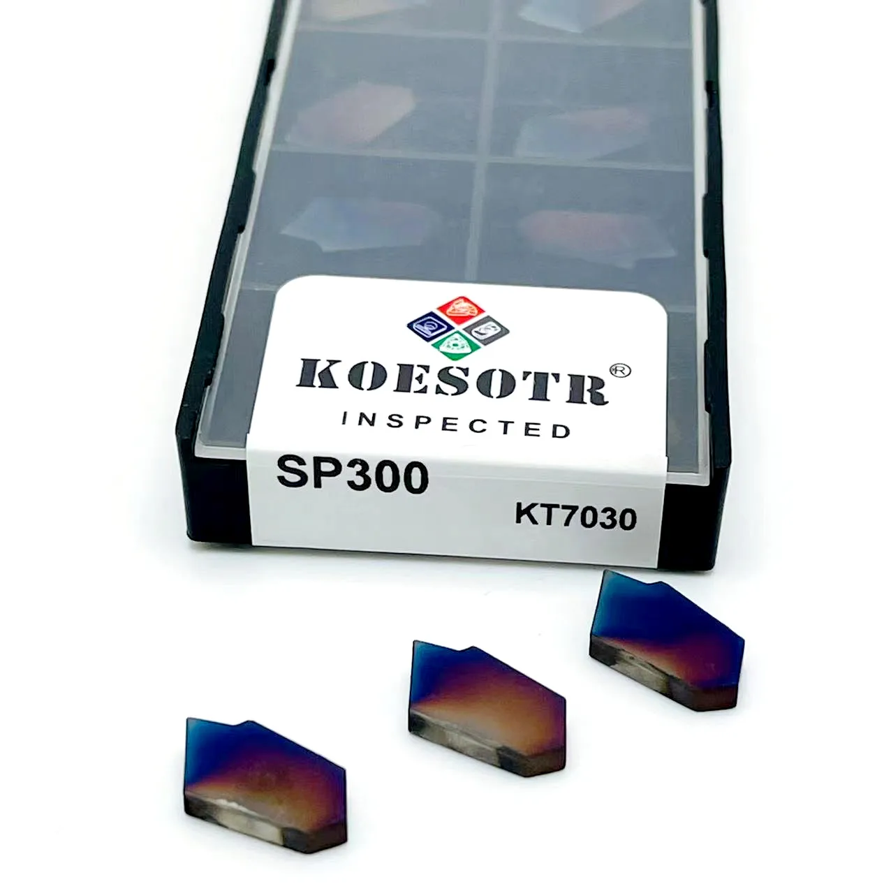 Outil de rainurage SP300 KT7030 coloré nano bleu, outil en alliage dur 3mm, outil de coupe en acier trempé, lame de fraisage SP 300